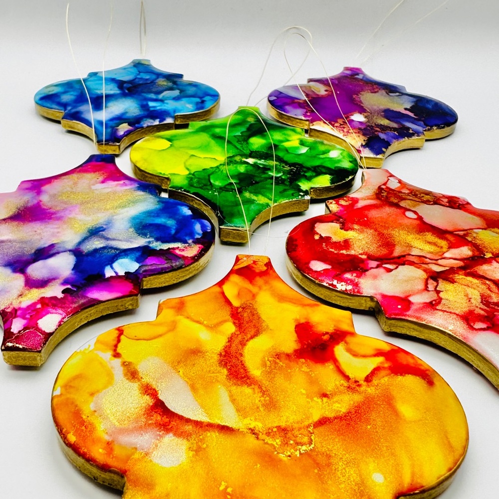 Handmade Christmas Ornaments, Set Of 6